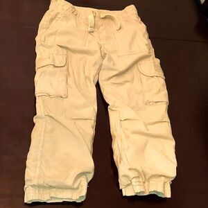 Kidtopia Khaki Lightweight Pull-On Cargo Pants 3T